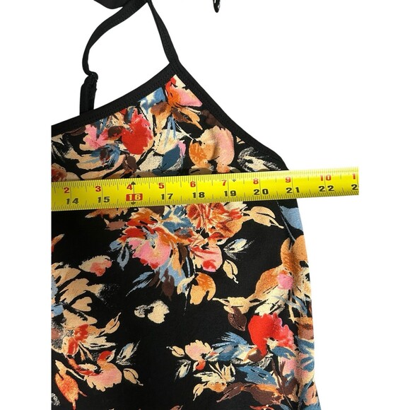 Torrid Tank Top Cami Black Autumn Floral Womens Plus Size 4 4X Lightweight - Picture 4 of 6